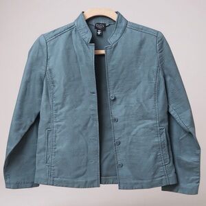 Eileen Fisher Light Blue Textured Blazer Jacket